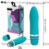 Vibrador de suave textura sumergible bcute celeste